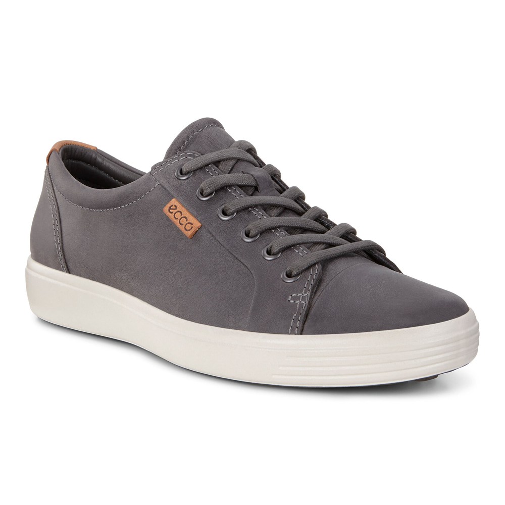 Tenis Hombre - ECCO Soft 7S - Grises Oscuro - XRG317892